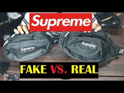 how to spot fake supreme waist bag red ss18|How to Spot a Fake Supreme Every Time .